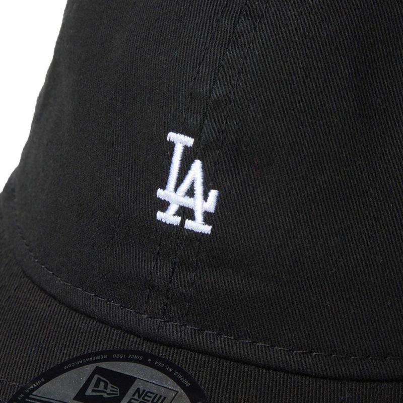 ニューエラNEWERAアウトドアカジュアル帽子キャップ9TWENTYウォッシュドコットンMiniLogoロサンゼルス・ドジャースブラック/ホワイト920WASHEDMLLOSDOD14942679メンズレディースユニセックス26SP春夏