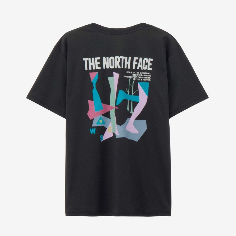 ザ・ノース・フェイスTHENORTHFACEランニングトレーニングウェア半袖TシャツショートスリーブESレトロトレイルティーNT32683-Kメンズ男性26SS春夏