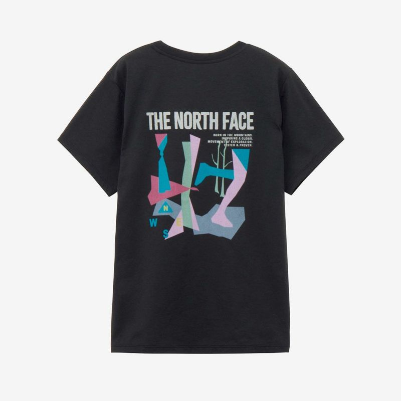 ザ・ノース・フェイスTHENORTHFACEランニングトレーニングウェア半袖TシャツショートスリーブESレトロトレイルティーNTW32683-Kレディース女性26SS春夏