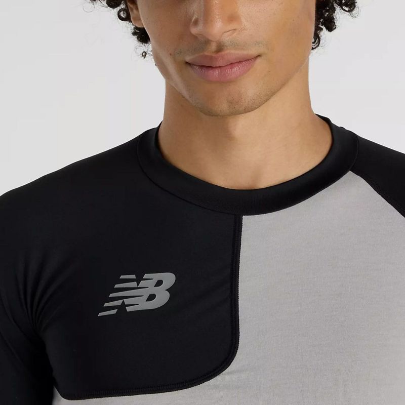 ニューバランスNewBalanceベースボール野球ソフトボールウェア 半袖 Tシャツ アシンメトリー半袖（右投げ用）MT61C9OPメンズ男性26SP春夏