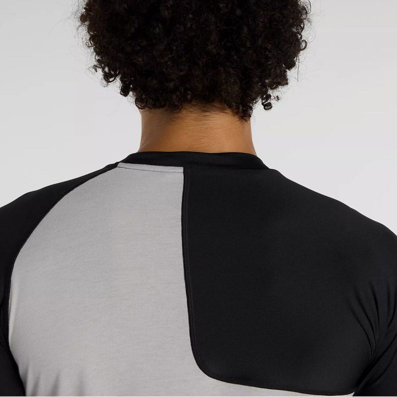 ニューバランスNewBalanceベースボール野球ソフトボールウェア 半袖 Tシャツ アシンメトリー半袖（右投げ用）MT61C9OPメンズ男性26SP春夏