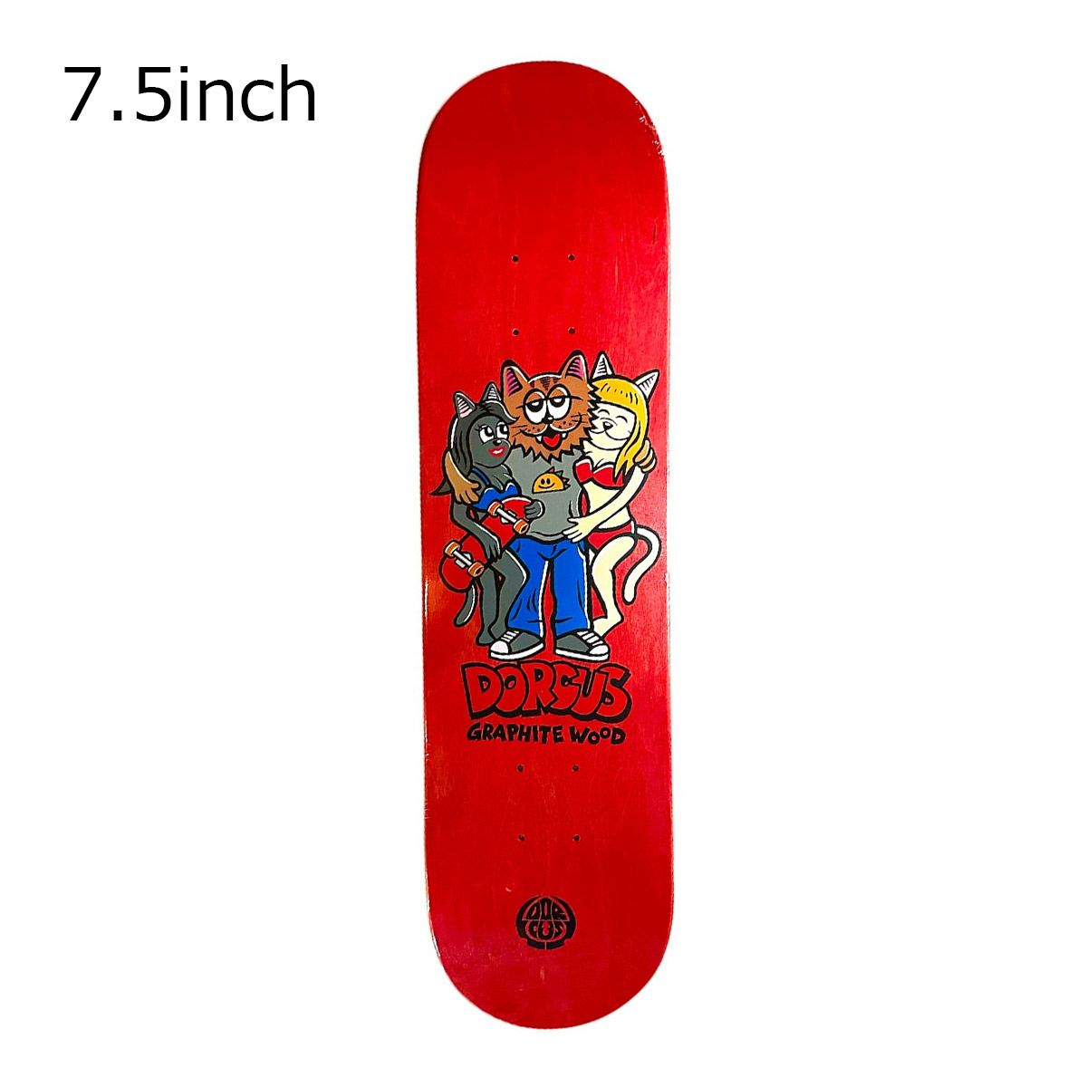 ドーカス DORCUS ジュニア ZETT WITH GALS SKATE DECK 7.5 スケート