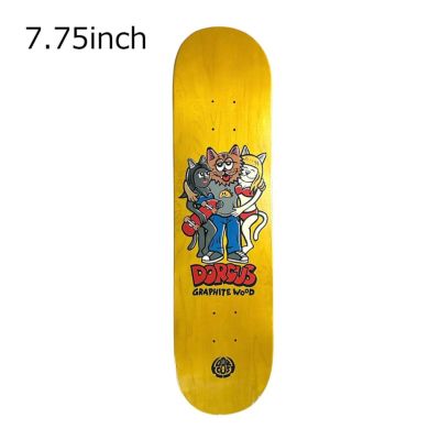 ドーカス DORCUS ZETT WITH GALS SKATE DECK 7.75 スケートボード
