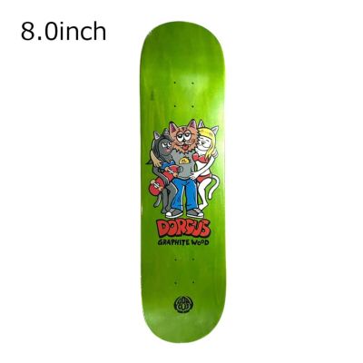 ドーカス DORCUS ZETT WITH GALS SKATE DECK 8.0 スケートボード