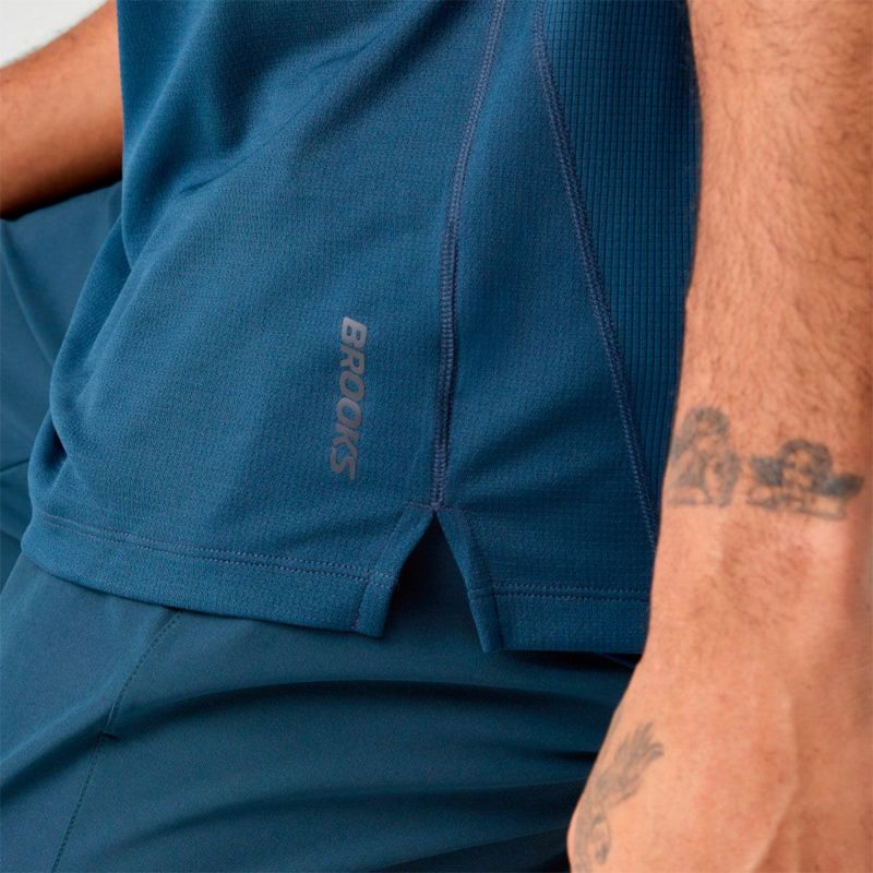 ブルックスBROOKSランニングウェア半袖TシャツDashShortSleeveBAM5810メンズ男性26SP春夏