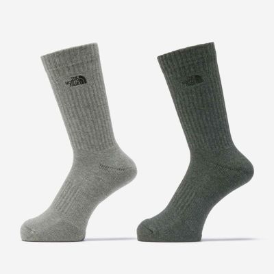 ザ・ノース・フェイスTHENORTHFACEアウトドアカジュアルソックス靴下ロゴ2PクルーLOGO2PCREWNN82610-DL26SP春夏
