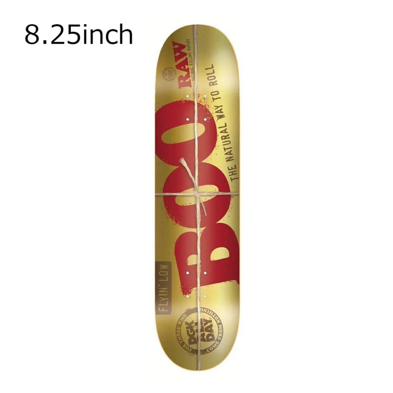 ディージーケー DGK DGK PRODECKS RAW 8.25 スケートボード デッキ