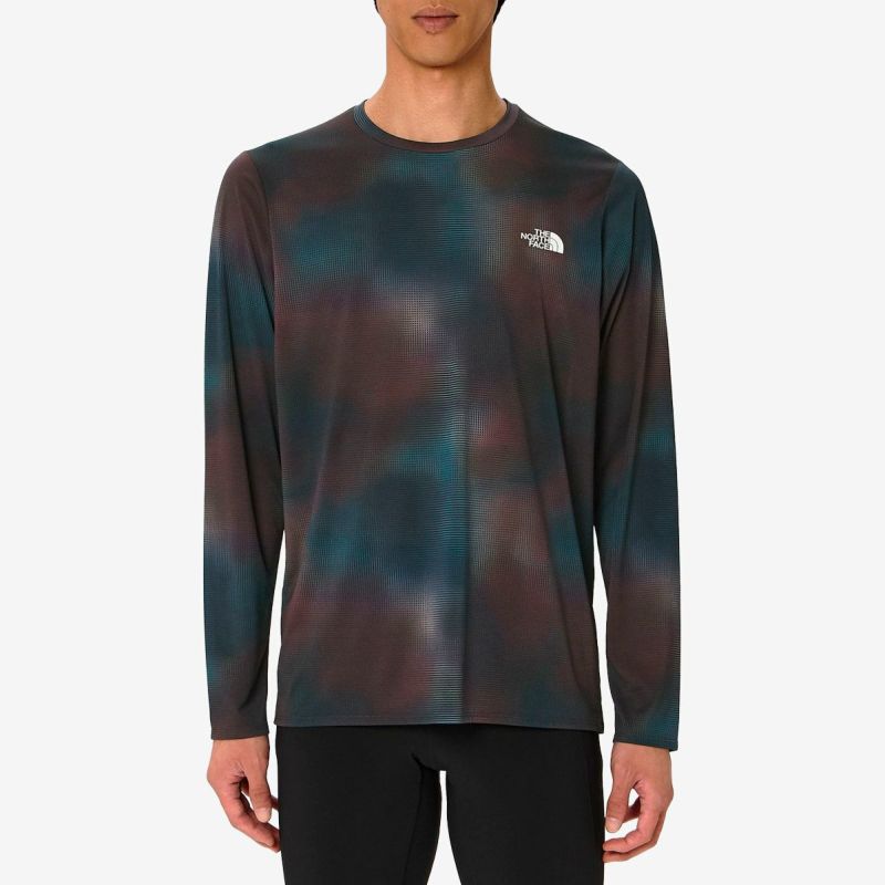 ザ・ノース・フェイスTHENORTHFACEランニングトレーニングウェア長袖TシャツロンTロングスリーブGTDメランジクルーNT12597-GDメンズ男性26SS春夏