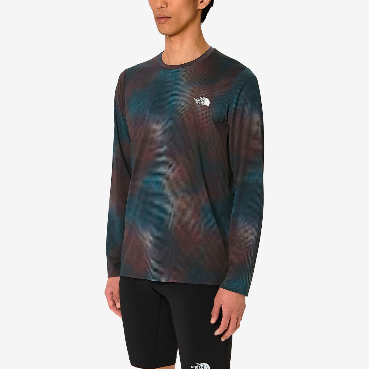 ザ・ノース・フェイスTHENORTHFACEランニングトレーニングウェア長袖TシャツロンTロングスリーブGTDメランジクルーNT12597-GDメンズ男性26SS春夏