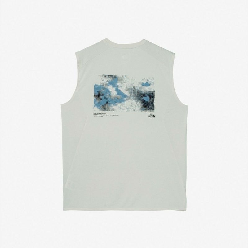 ザ・ノース・フェイスTHENORTHFACEランニングトレーニングウェアノースリーブタンクトップスリーブレスGTDメランジグラフィッククルーNT12676-GSメンズ男性26SS春夏