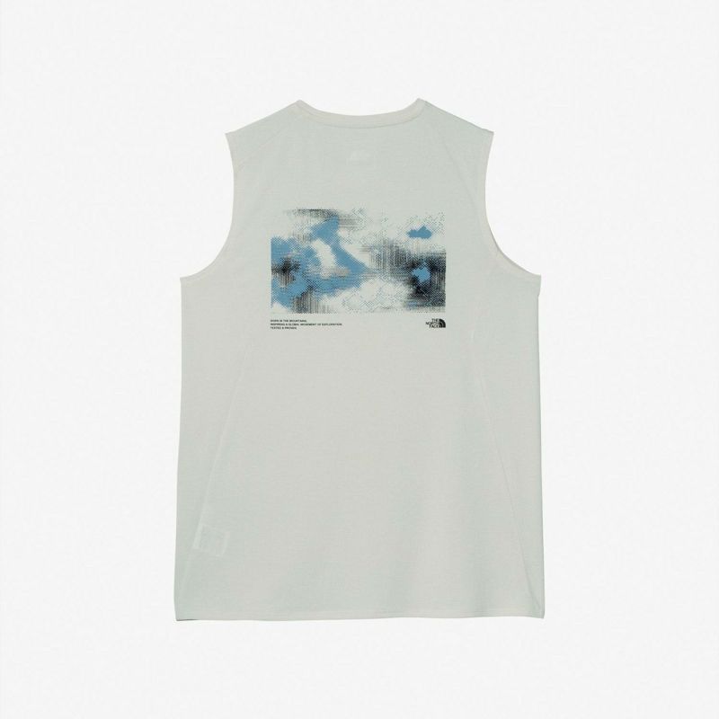 ザ・ノース・フェイスTHENORTHFACEランニングトレーニングウェアノースリーブタンクトップスリーブレスGTDメランジグラフィッククルーNTW12676-GSレディース女性26SS春夏