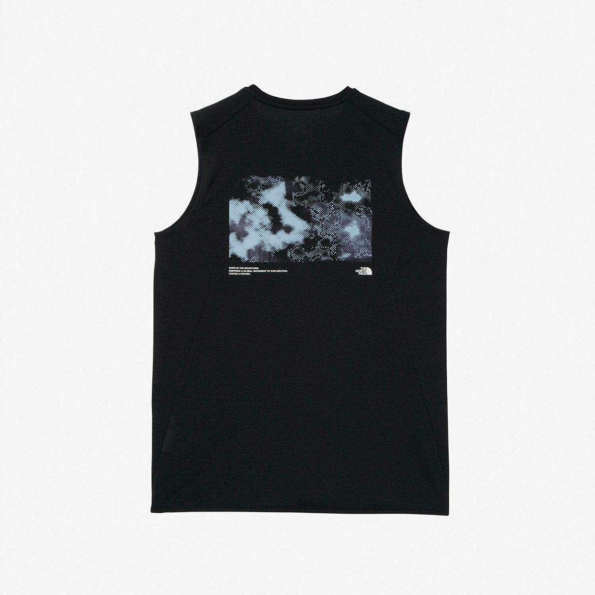 ザ・ノース・フェイスTHENORTHFACEランニングトレーニングウェアノースリーブタンクトップスリーブレスGTDメランジグラフィッククルーNTW12676-Kレディース女性26SS春夏