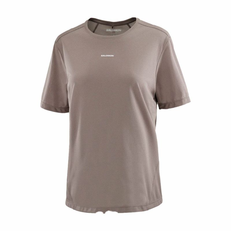 サロモンSALOMONランニングウェア半袖TシャツSHAKEoutCORELC2776000レディース女性26SP春夏