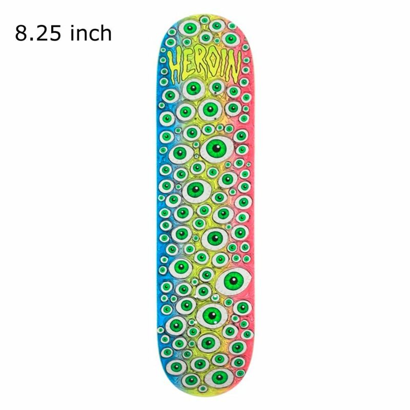 ヘロインHEROINスケボースケートボードデッキ板EyesToxicFade8.2506-01-0125
