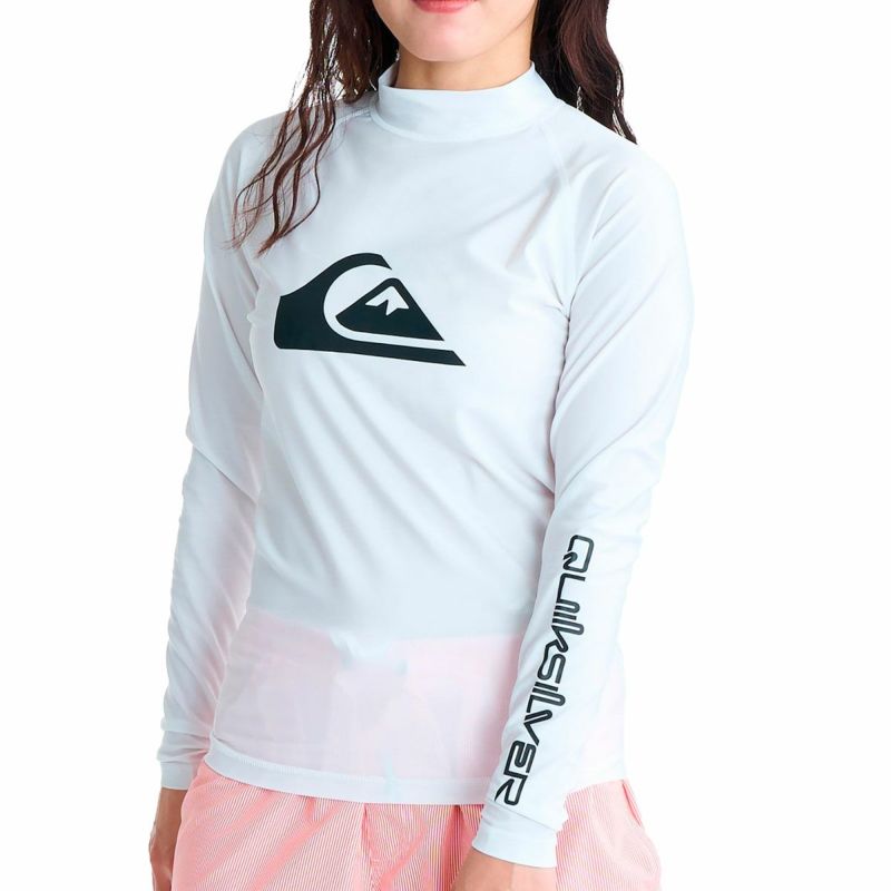 クイックシルバーQuiksilverサーフィンサーフラッシュガードUVカットALLTIMELR長袖ラッシュガードQLY261002メンズレディースユニセックス26SP春夏