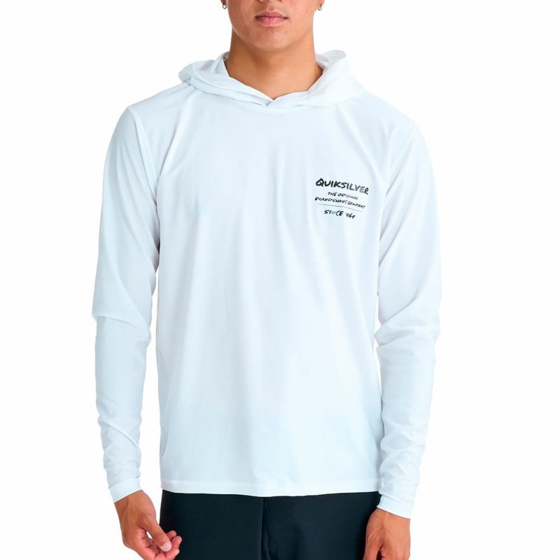 クイックシルバーQuiksilverサーフィンサーフラッシュガードUVカットパーカーHANDDRAWNHOODIE長袖ラッシュガードQLY261004メンズ男性26SP春夏