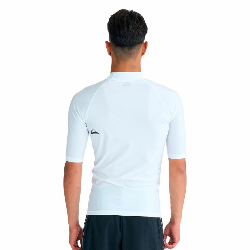 クイックシルバーQuiksilverサーフィンサーフラッシュガードUVカットALLTIMESRハイネック半袖ラッシュガードQLY261006メンズ男性26SP春夏