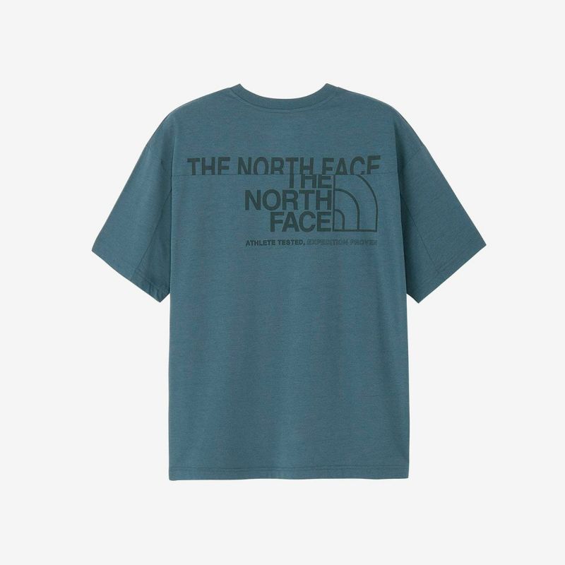 ザ・ノース・フェイスTHENORTHFACEランニングトレーニングウェア半袖TシャツショートスリーブESロゴワイドティーNT32585-SLメンズ男性26SS春夏