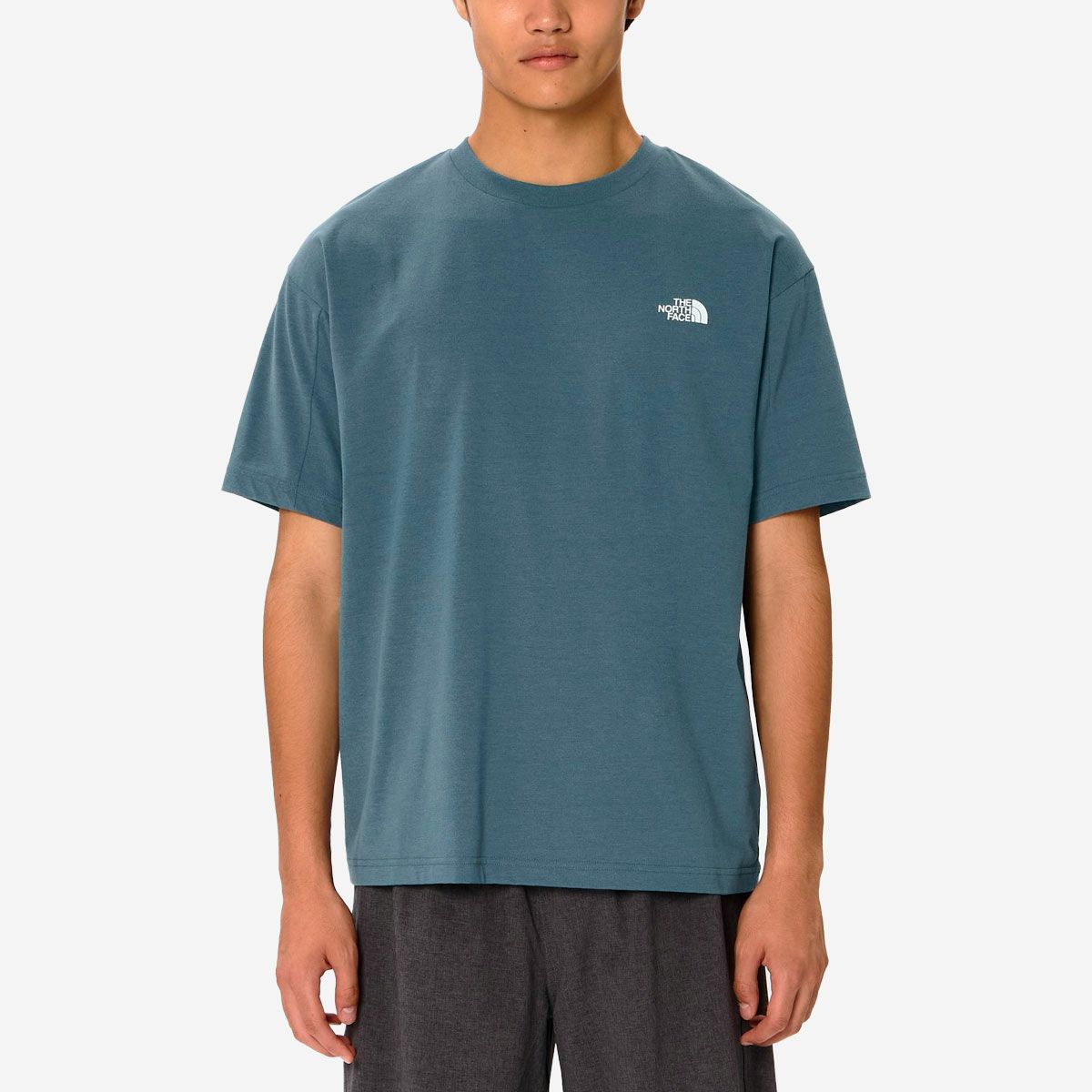 ザ・ノース・フェイスTHENORTHFACEランニングトレーニングウェア半袖TシャツショートスリーブESロゴワイドティーNT32585-SLメンズ男性26SS春夏