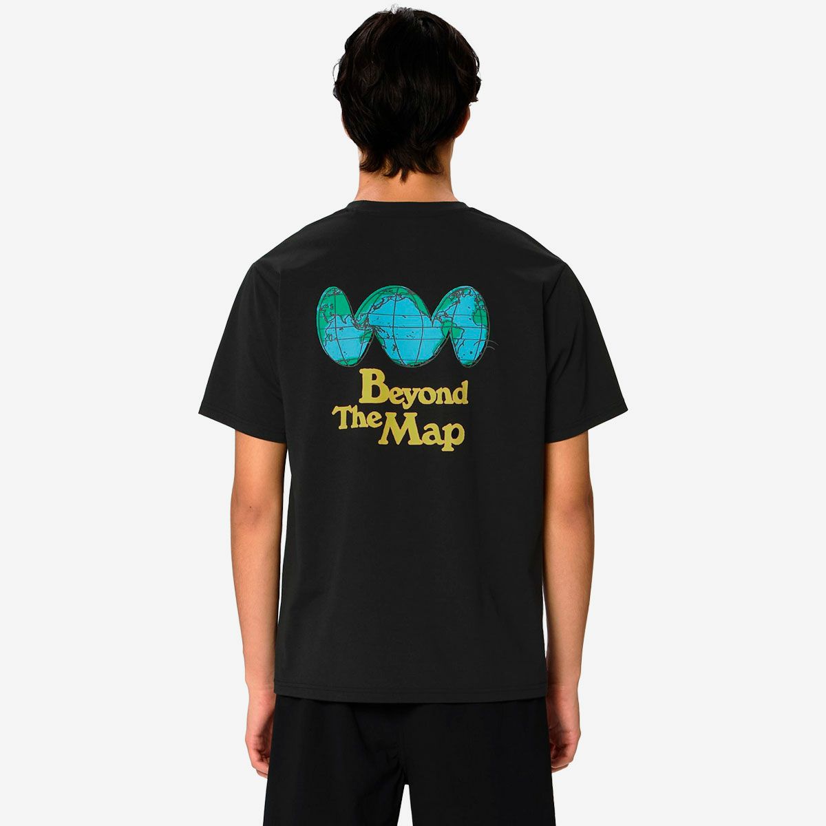 ザ・ノース・フェイスTHENORTHFACEランニングトレーニングウェア半袖TシャツショートスリーブESビヨンドザマップティーNT32684-Kメンズ男性26SS春夏