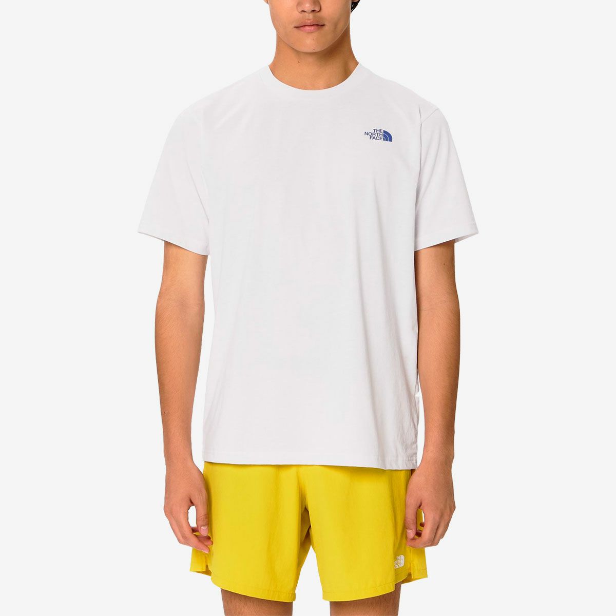 ザ・ノース・フェイスTHENORTHFACEランニングトレーニングウェア半袖TシャツショートスリーブESフラワーボックスロゴティーNT32685-Wメンズ男性26SS春夏