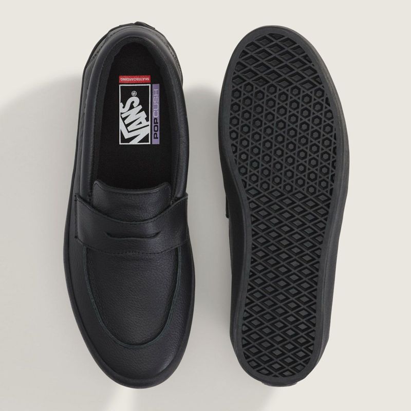 バンズVANSスケボースケートボードスケシュースニーカーシューズ靴SkateLoaferVN000VAQBKAメンズ男性26SP春夏