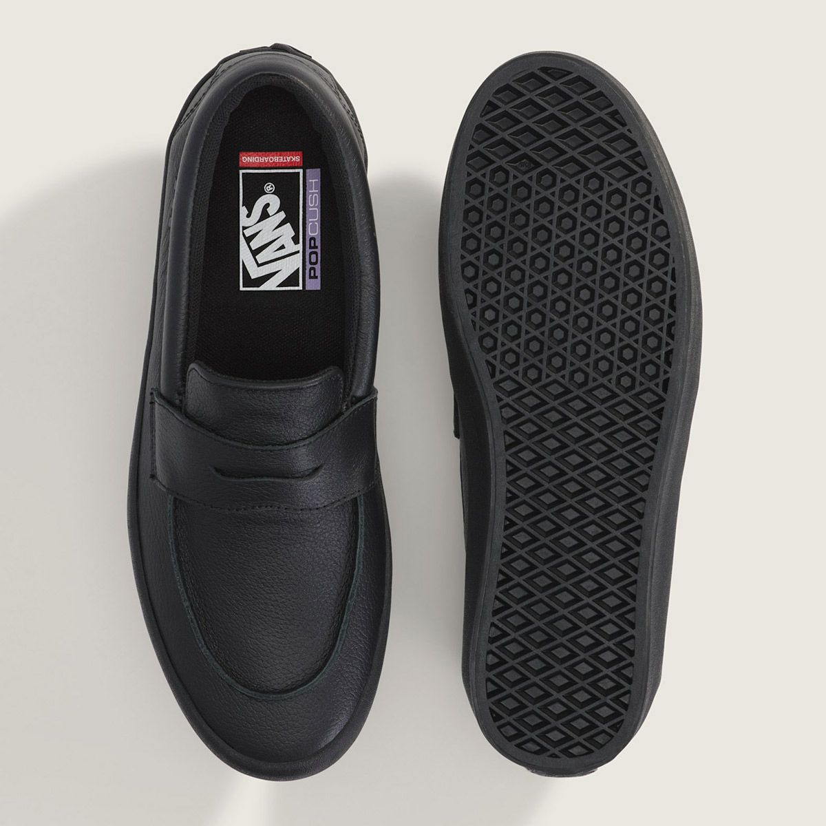 バンズVANSスケボースケートボードスケシュースニーカーシューズ靴SkateLoaferVN000VAQBKAメンズ男性26SP春夏