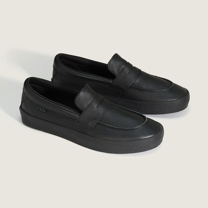 バンズVANSスケボースケートボードスケシュースニーカーシューズ靴SkateLoaferVN000VAQBKAメンズ男性26SP春夏