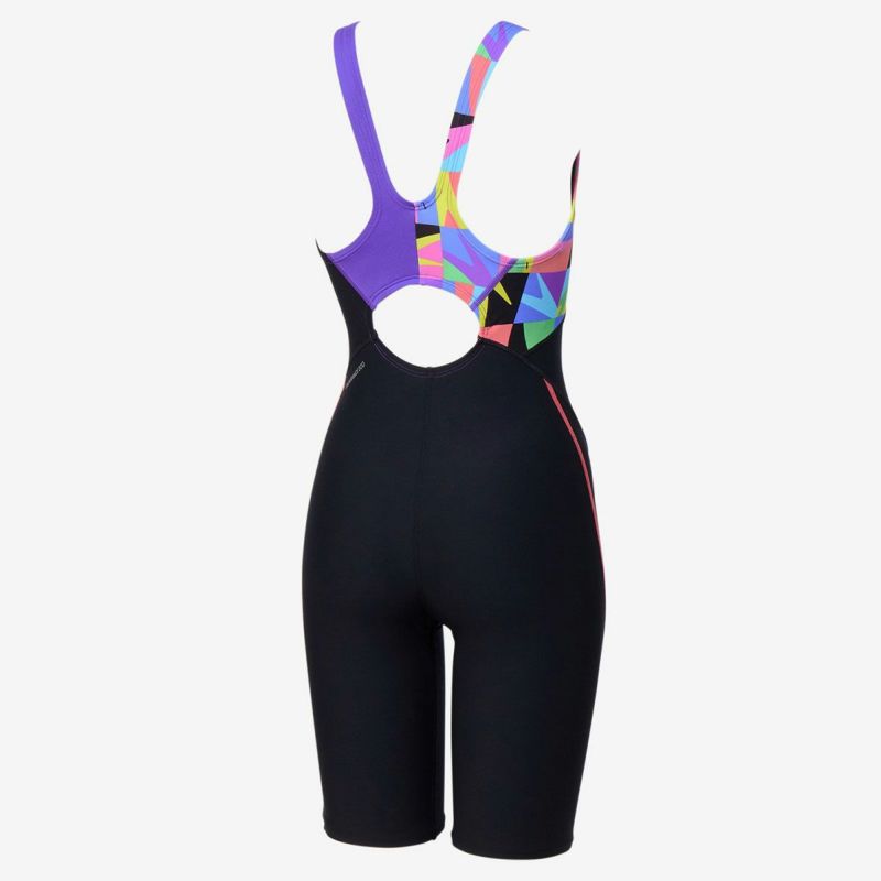 スピードSPEEDOスイムトレーニング競泳水着ブーングリッドターンズニースキンSTW12605-MTレディース女性26S1