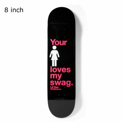 ガールGIRLスケボースケートボードデッキ板SWAGONEOFFDECKLILDREGWG